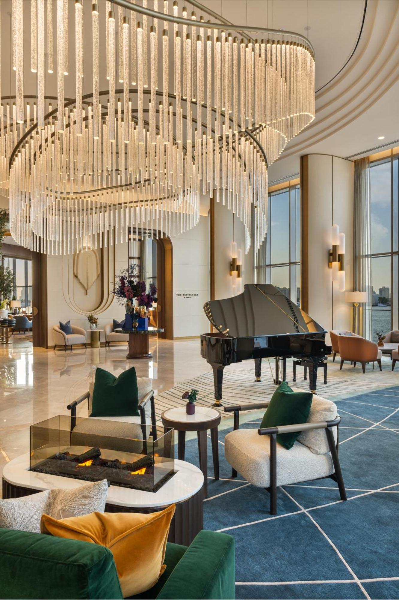 Address Creek Harbour Hotel ดูไบ ภายนอก รูปภาพ The lobby of the hotel