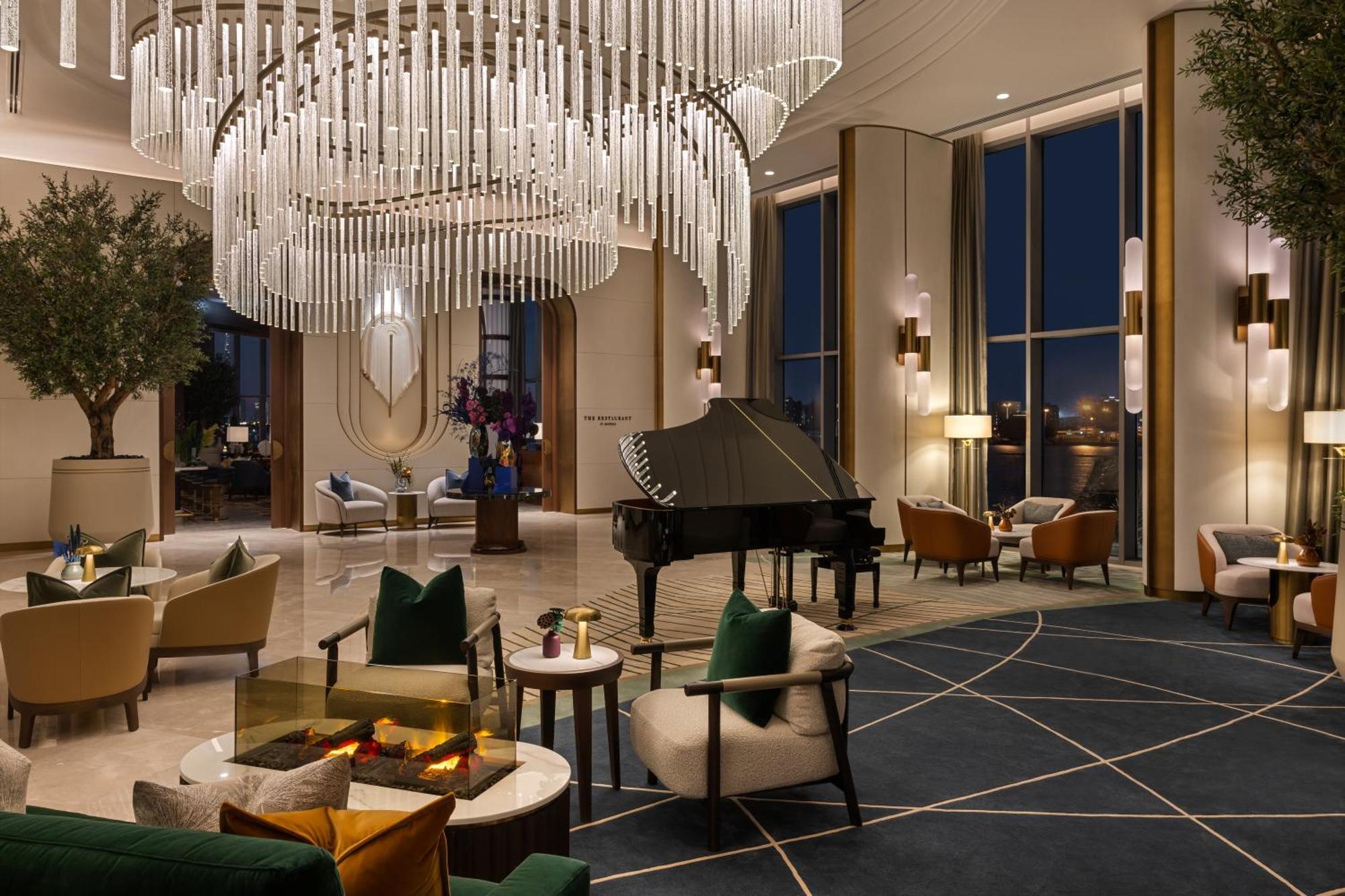 Address Creek Harbour Hotel ดูไบ ภายนอก รูปภาพ The lobby of the hotel