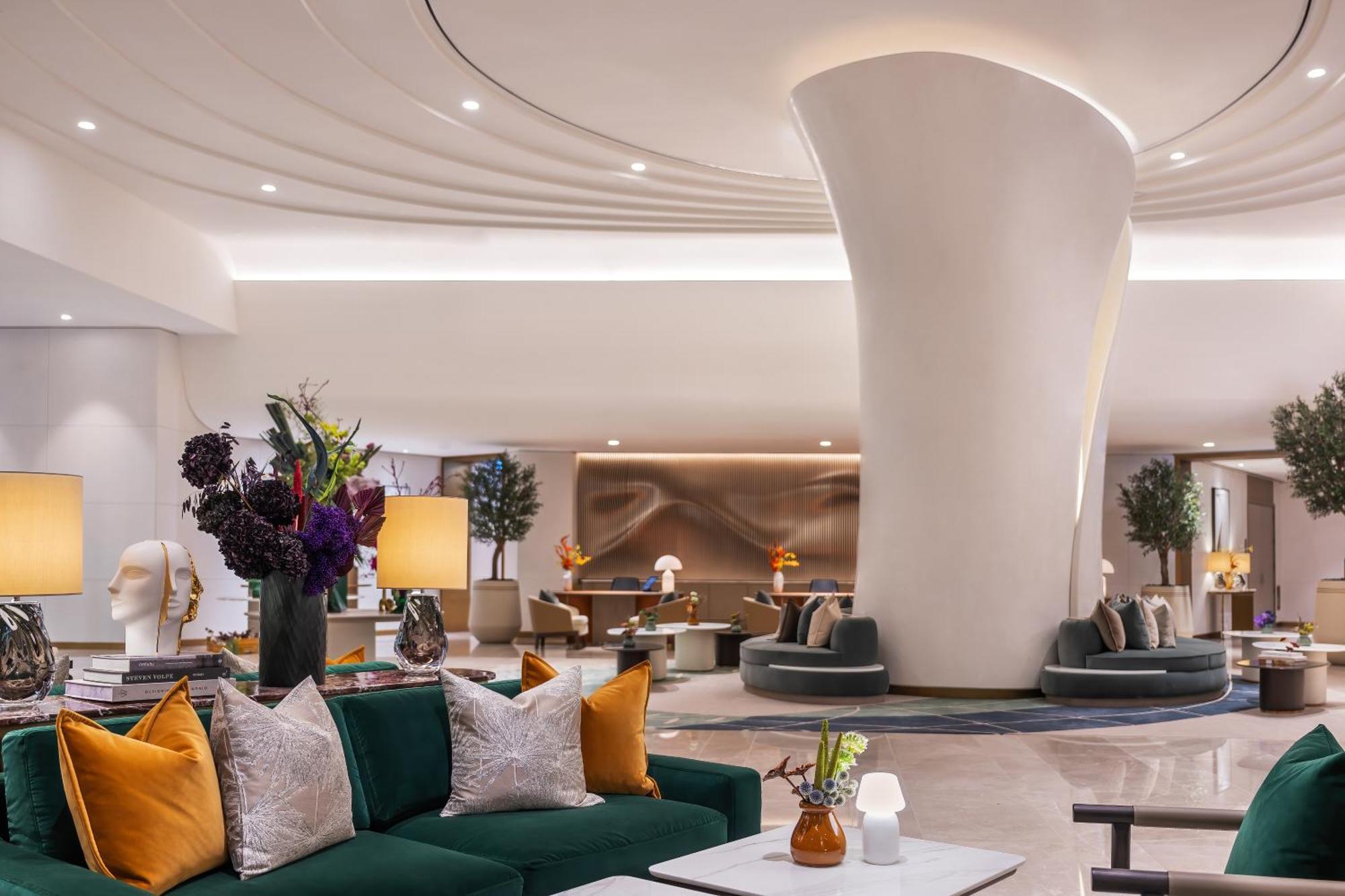Address Creek Harbour Hotel ดูไบ ภายนอก รูปภาพ The lobby of the hotel